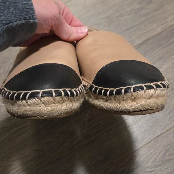 Sam Edelman Krissy Leather Espadrille Flats - Picture 7 of 9